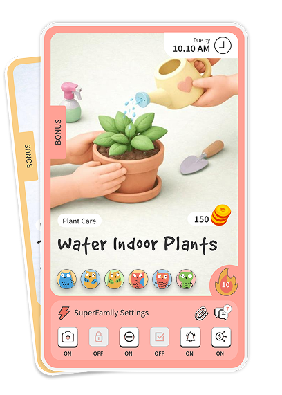 chores, routines, and shared family tasks