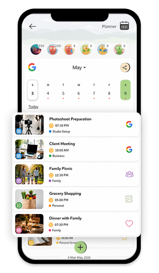 Planner and schedules - IAFT