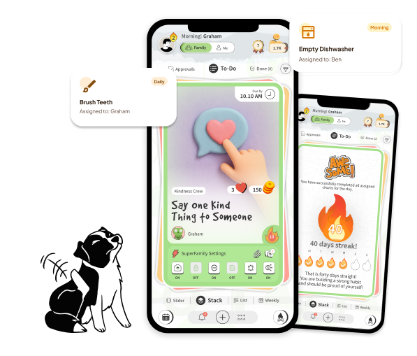 Frankie assistant inside IAFT family management app
